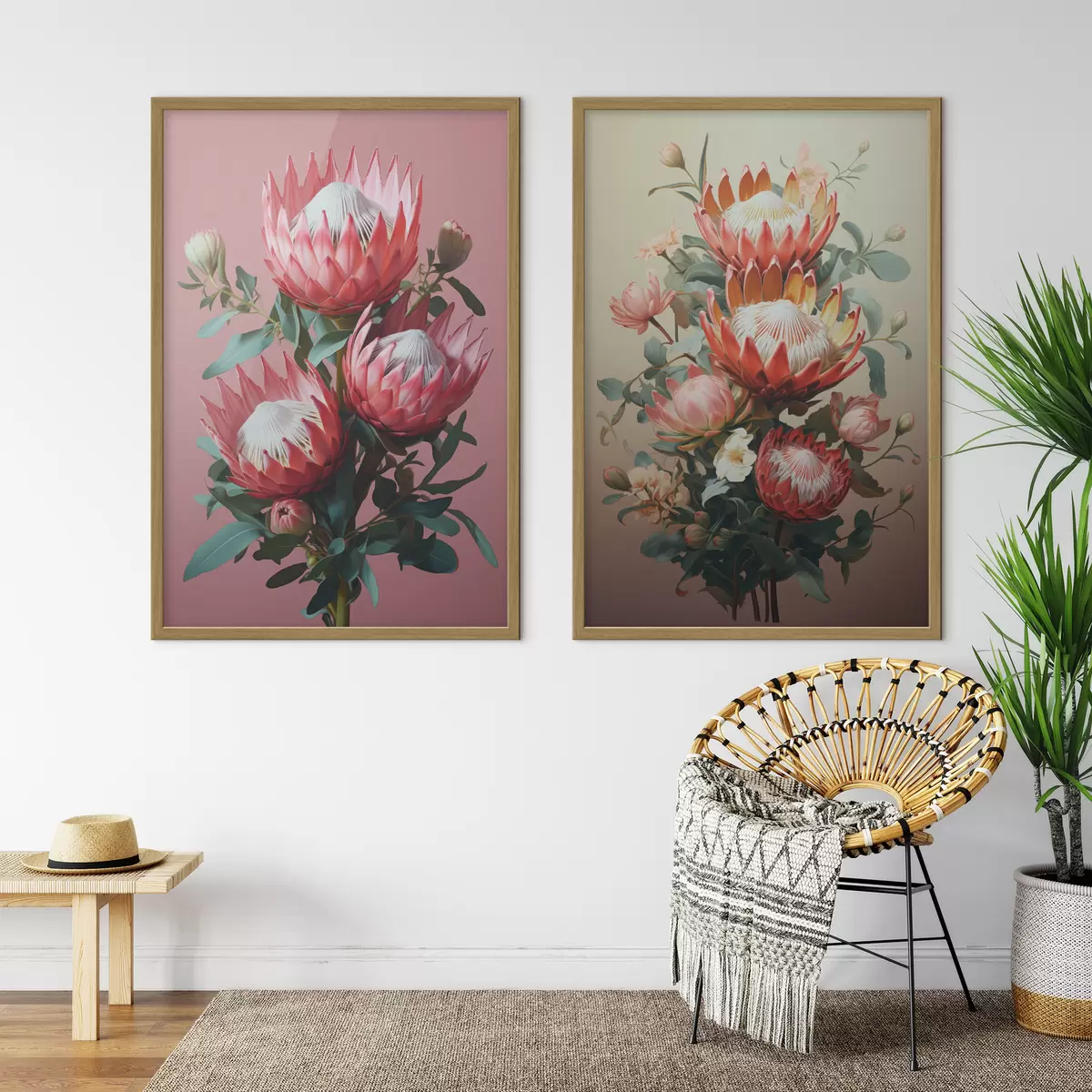 Poster Umarmung und Sanftheit d01092