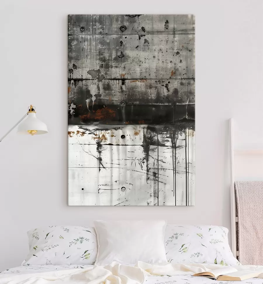 Fototapete Farbspritzer auf einer Betonwand, Imitation von Aquarell s47633