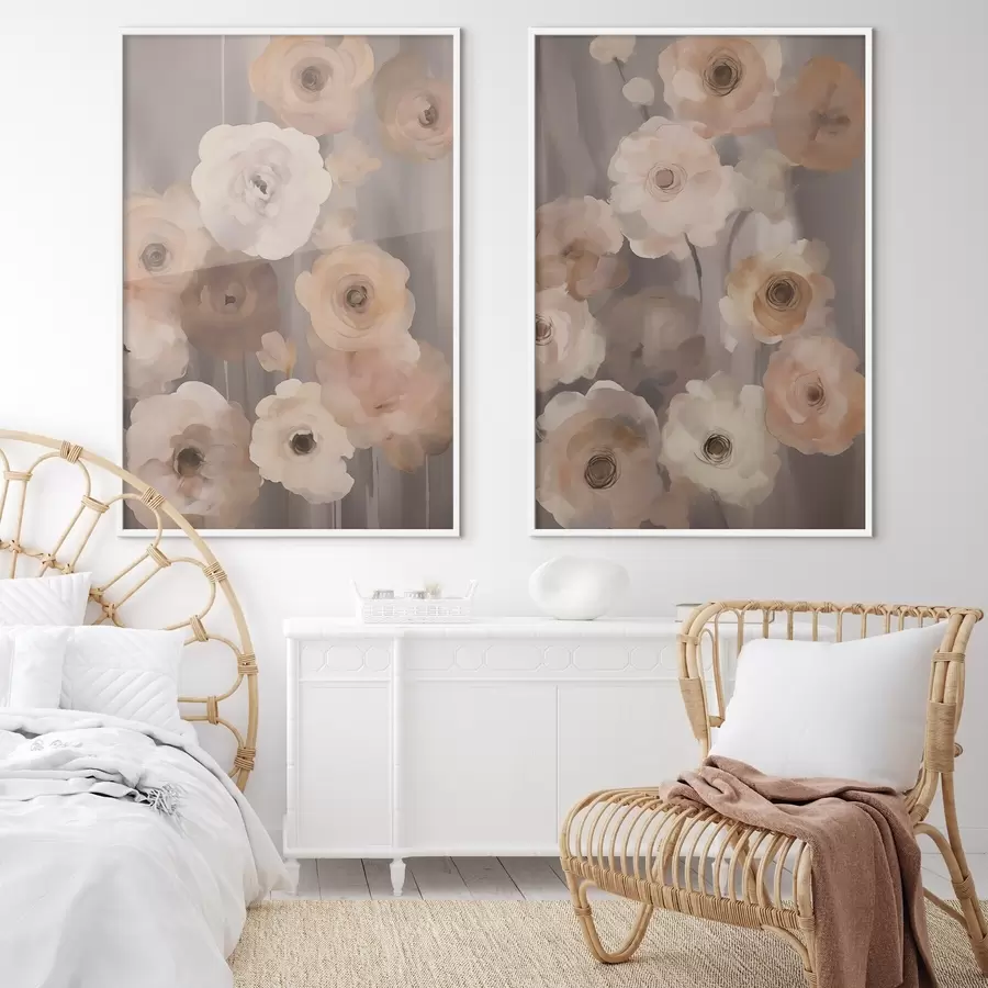 Fototapete Abstrakte Blumen d00542