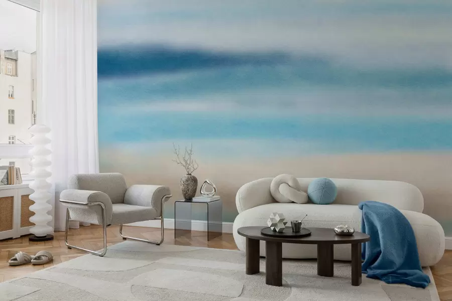 Fototapete strukturierte Malerei im Aquarellstil w05066