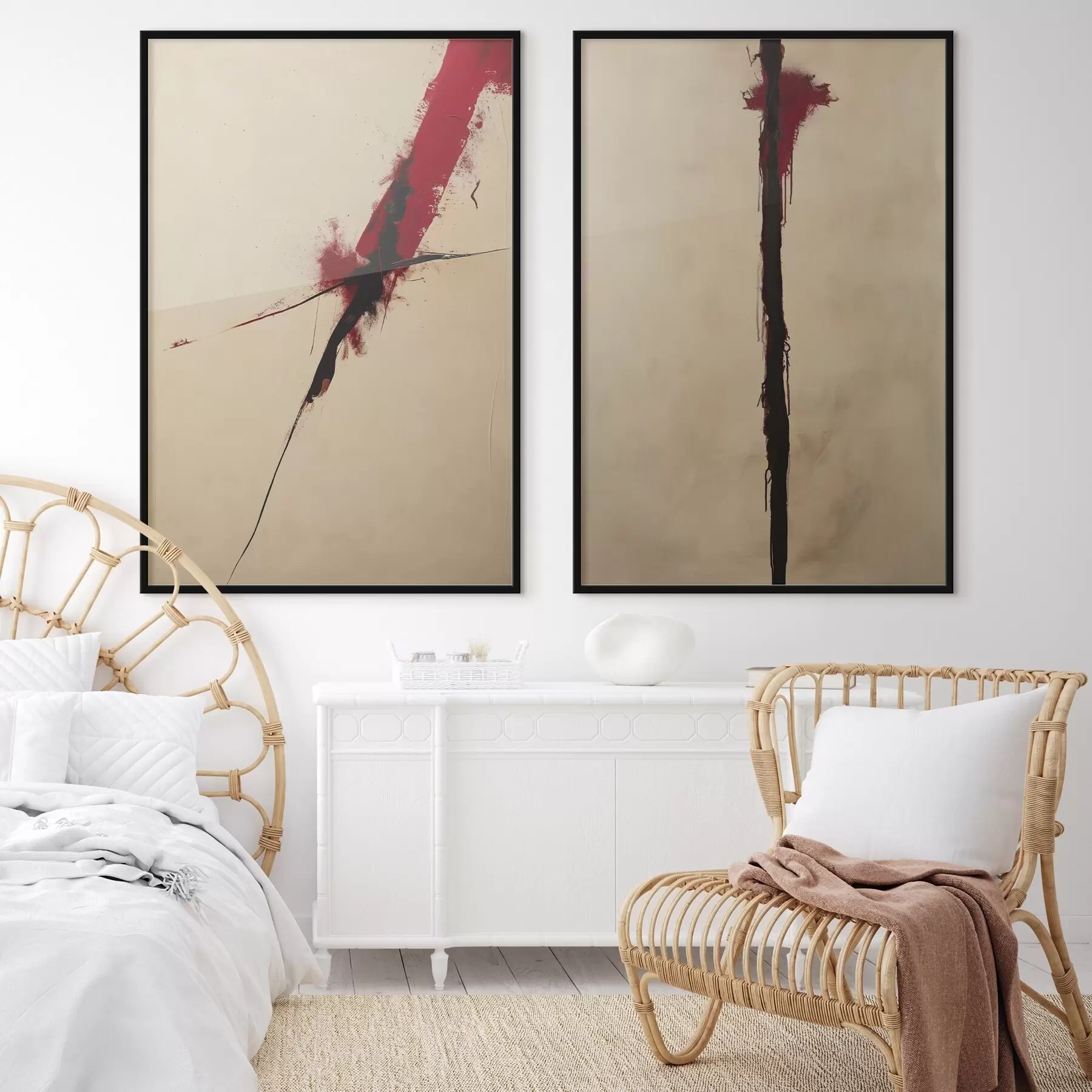 Fototapete Rote Abstraktion d01215