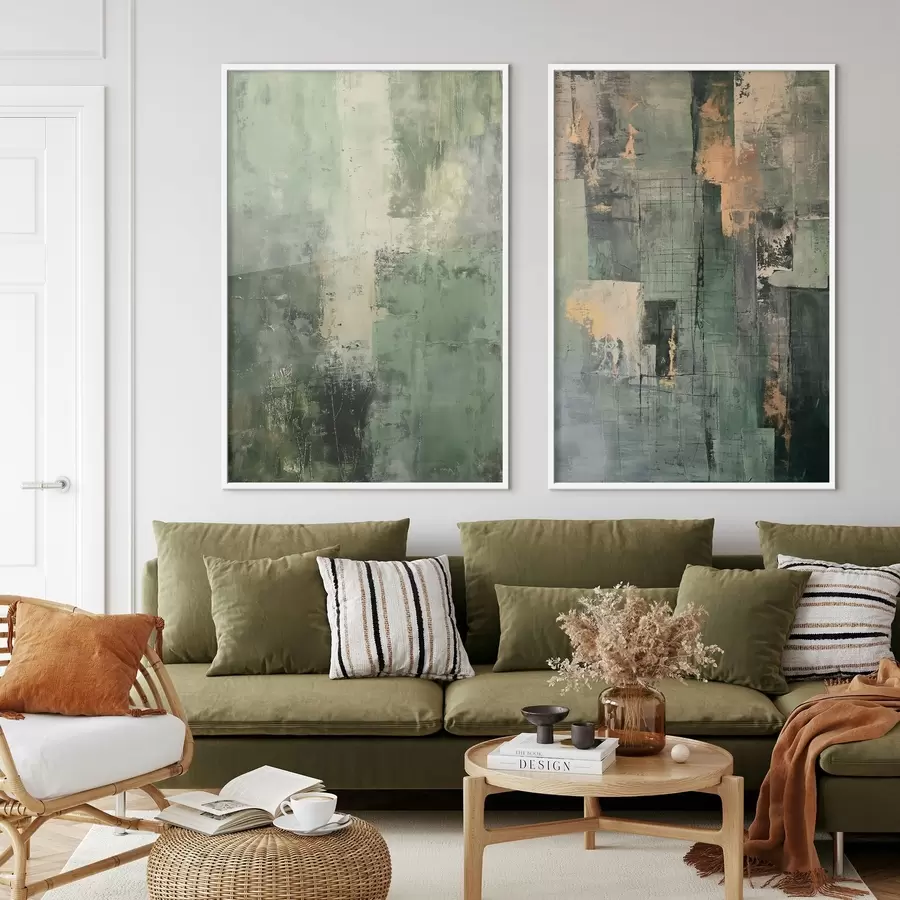 Fototapete Grüne Abstraktion d01230