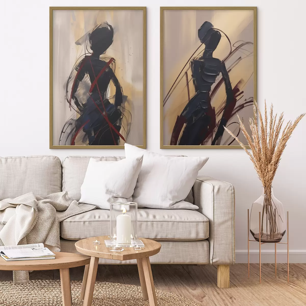 Poster Abstrakte Silhouetten d01194