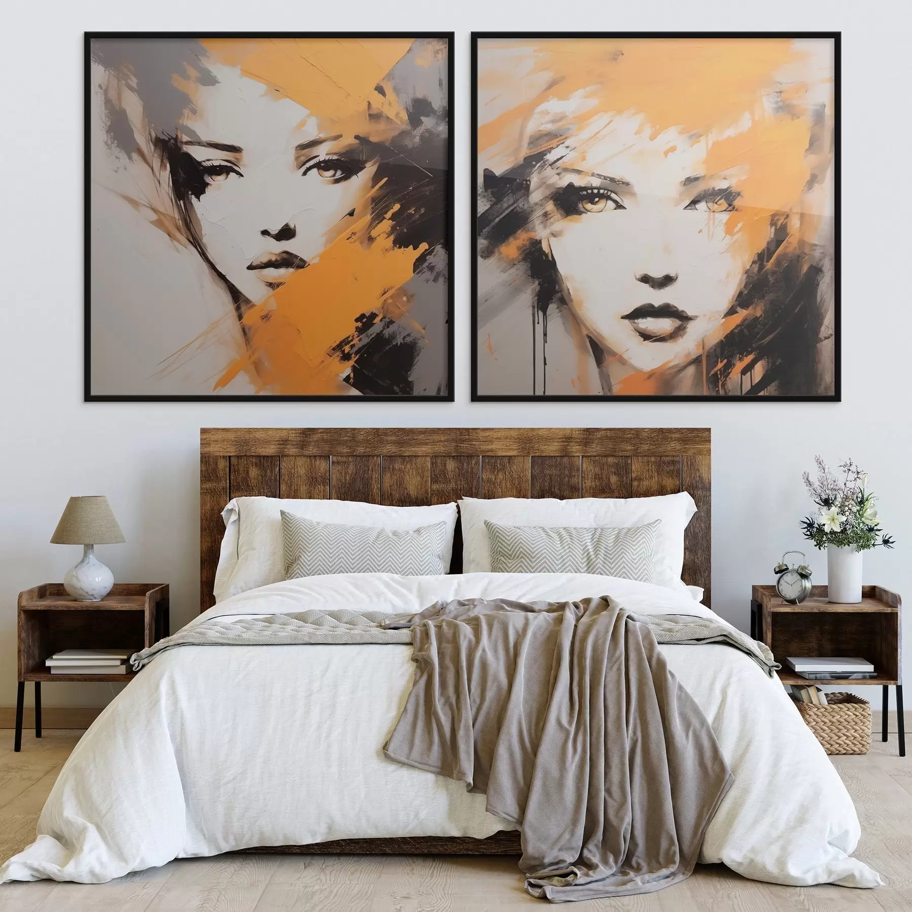 Fototapete Abstrakte Porträts d01197