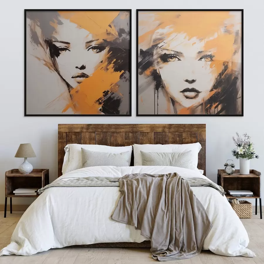 Fototapete Abstrakte Porträts d01197