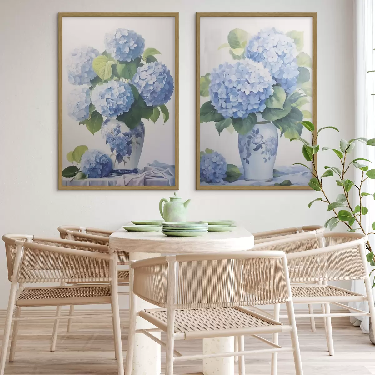 Poster Hortensien d01202