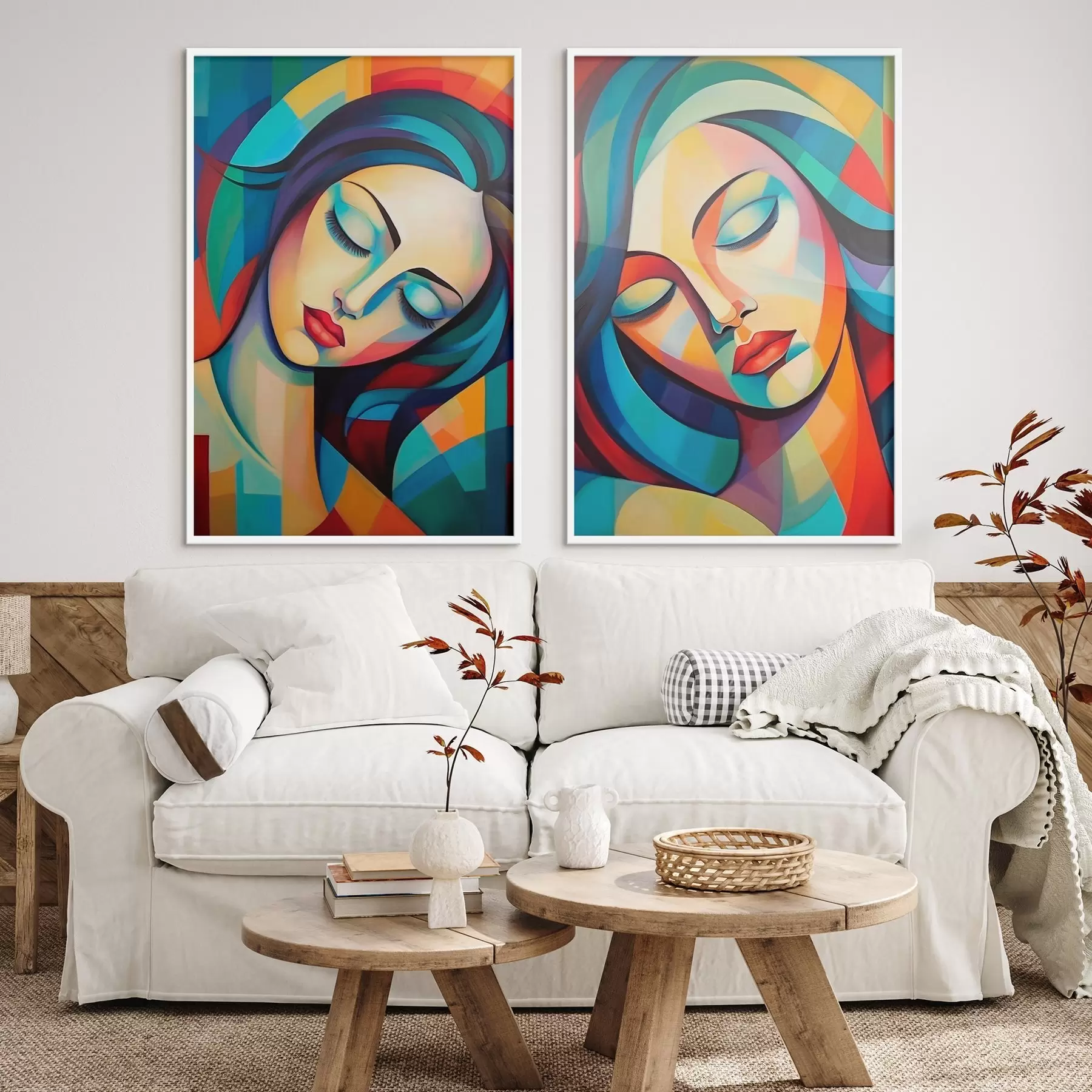 Fototapete Abstrakte Porträts d01203