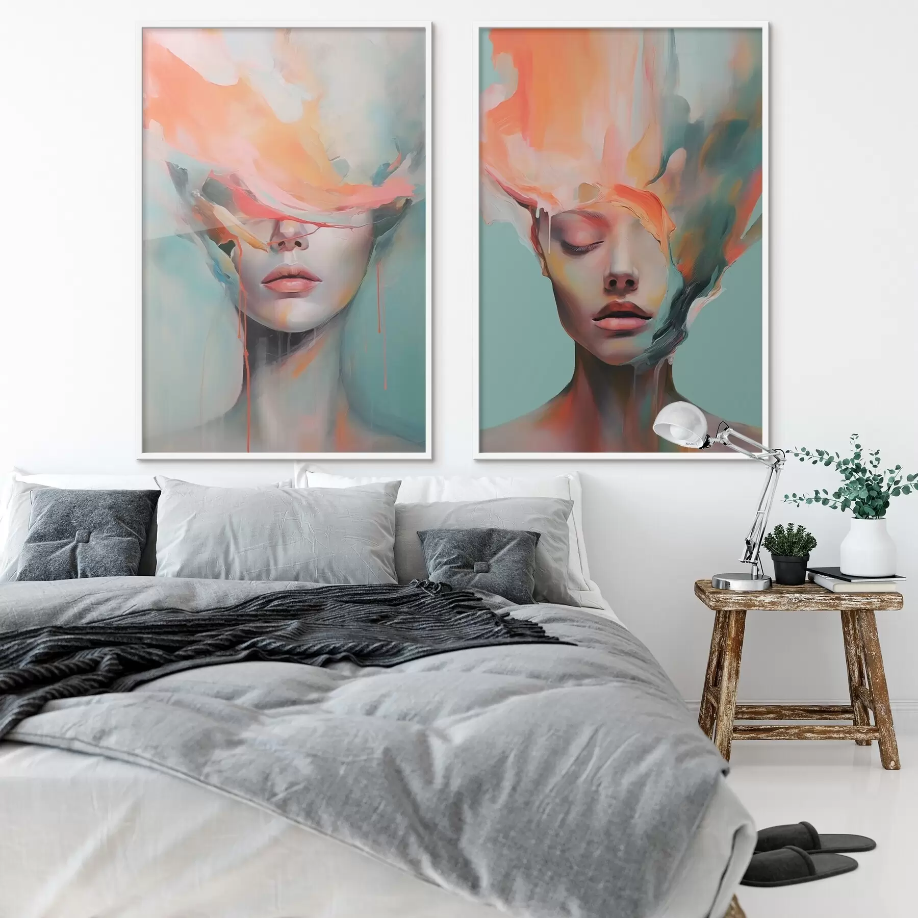 Fototapete Abstrakte Porträts d01211