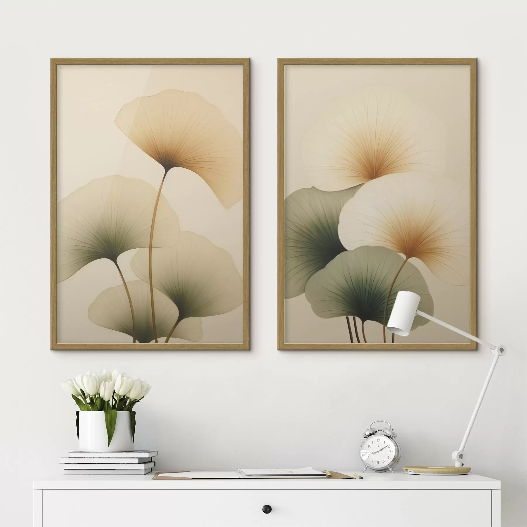 Fototapete Ginkgo-Blätter d01213
