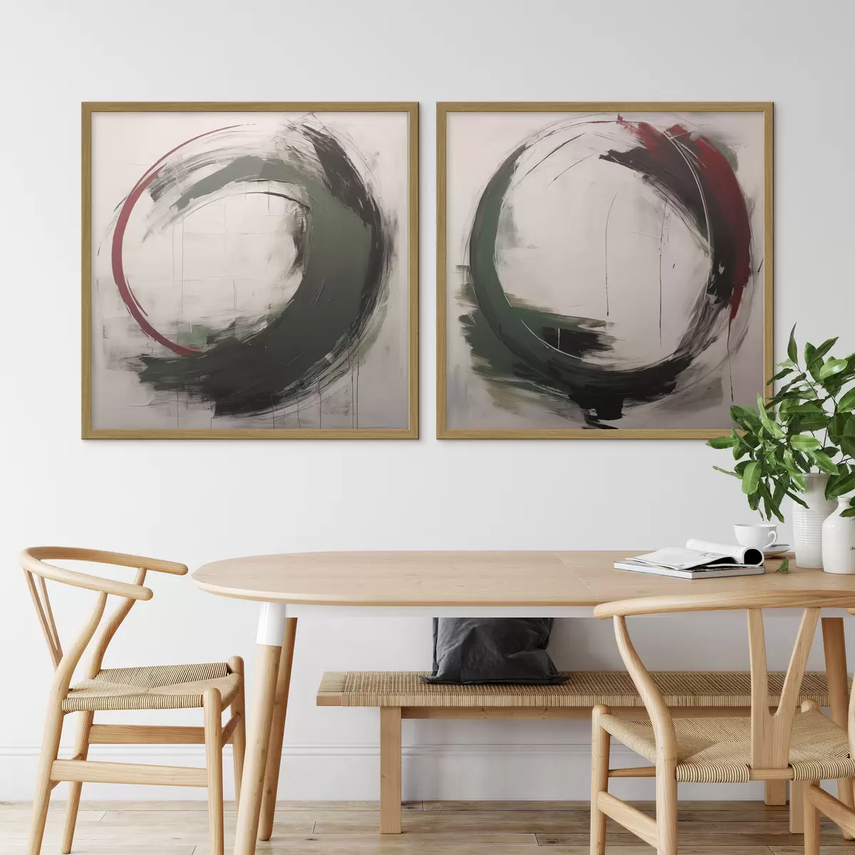 Poster Abstrakte Kreise d01207
