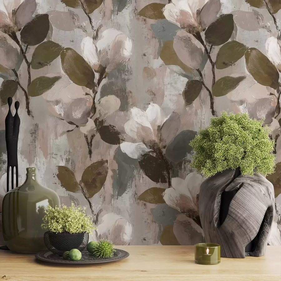 Fototapete Blumenpinselstriche a00968v1