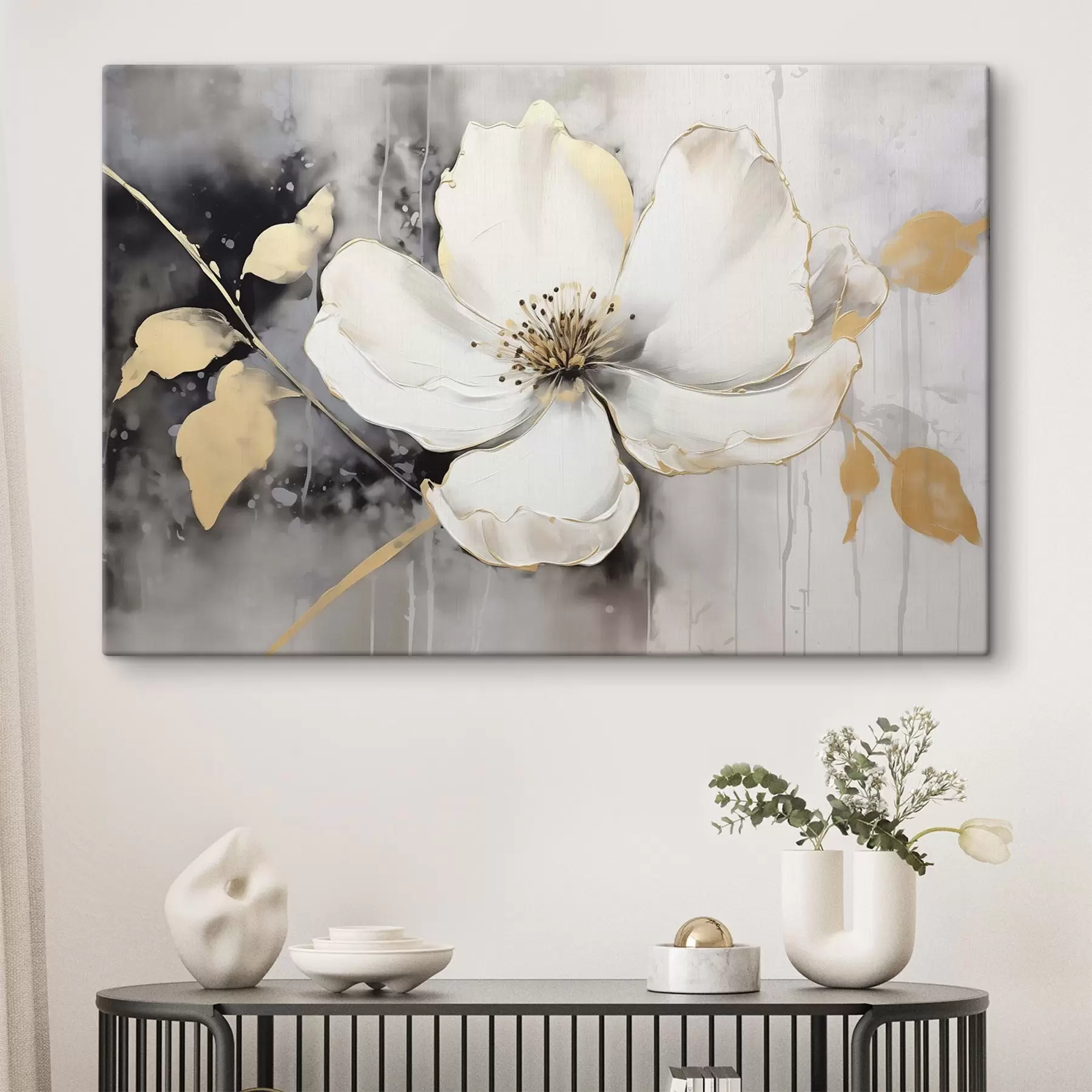 Fototapete Große abstrakte Blume s47643