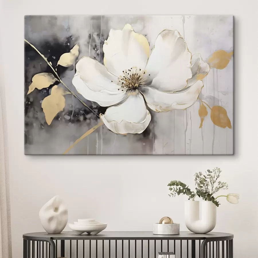 Fototapete Große abstrakte Blume s47643