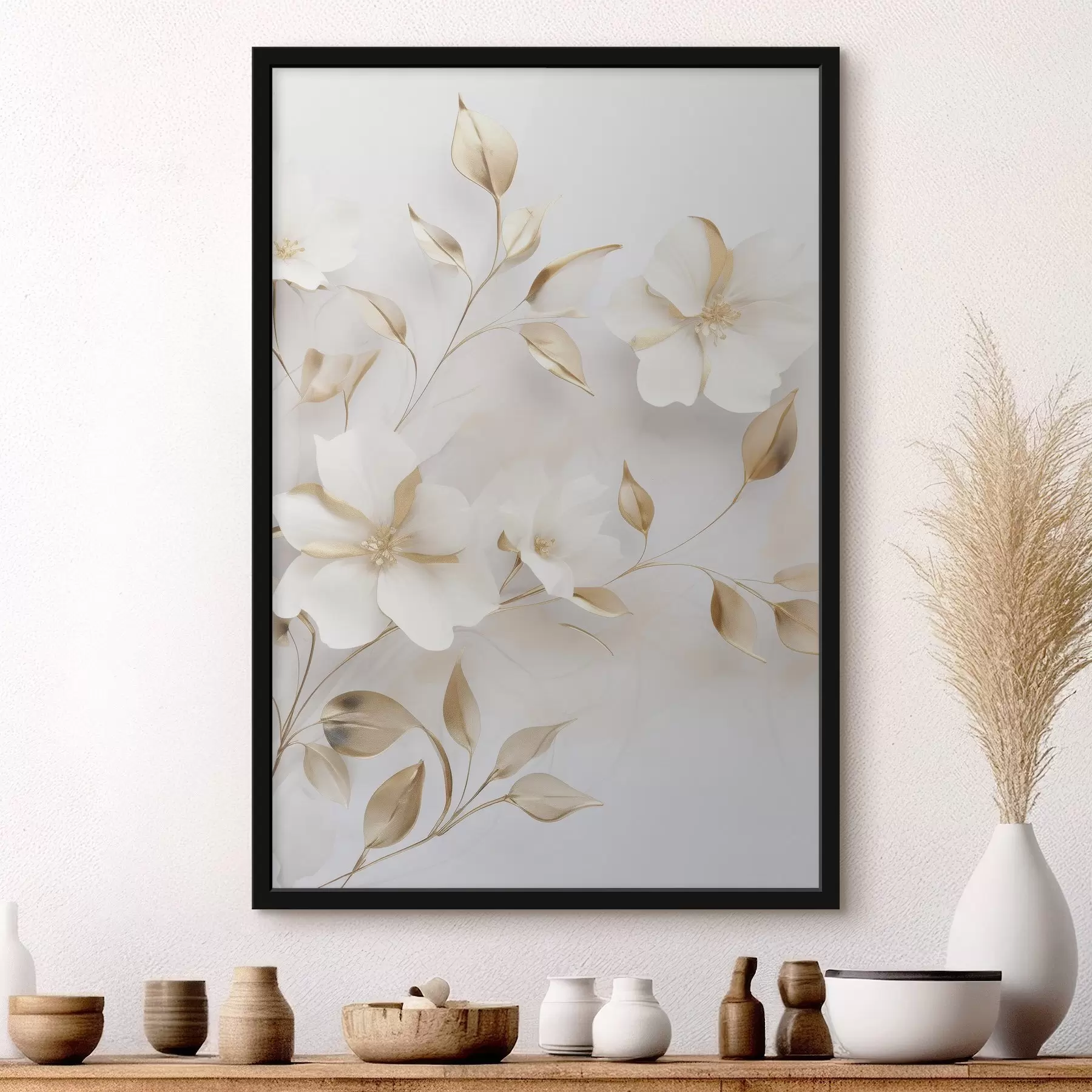 Fototapete Zarte Blütenzweige f47642