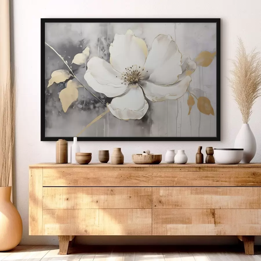 Fototapete Große abstrakte Blume f47643