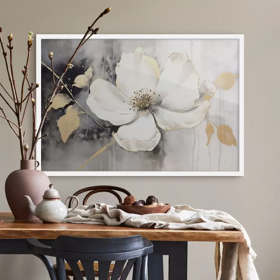 Fototapete Große abstrakte Blume f47643