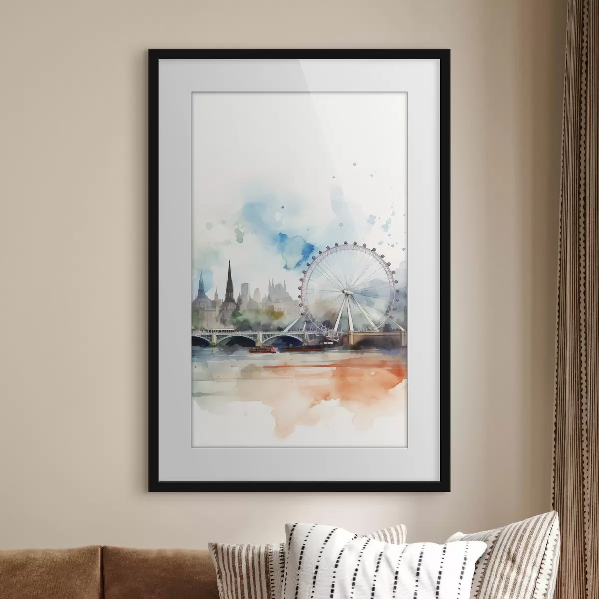 Poster Londoner Stadtbild f47681