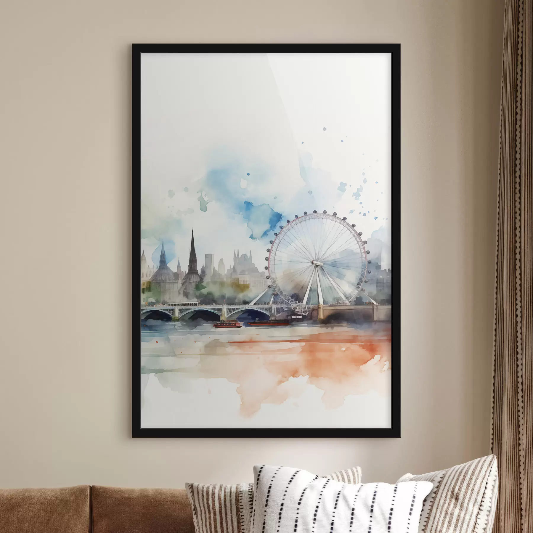 Fototapete Londoner Stadtbild f47681