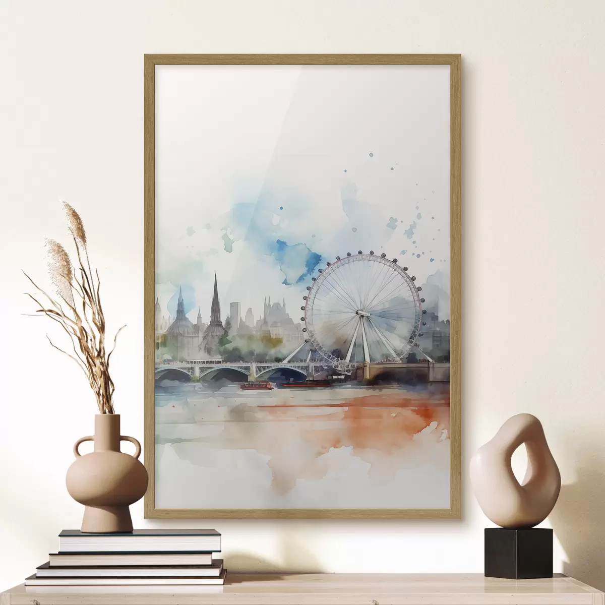 Poster Londoner Stadtbild f47681