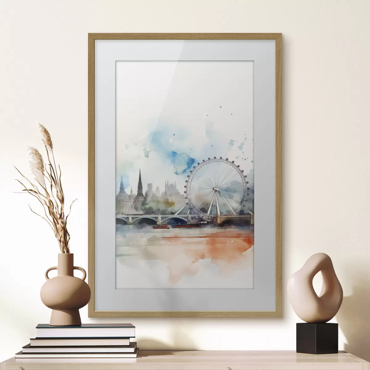 Poster Londoner Stadtbild f47681
