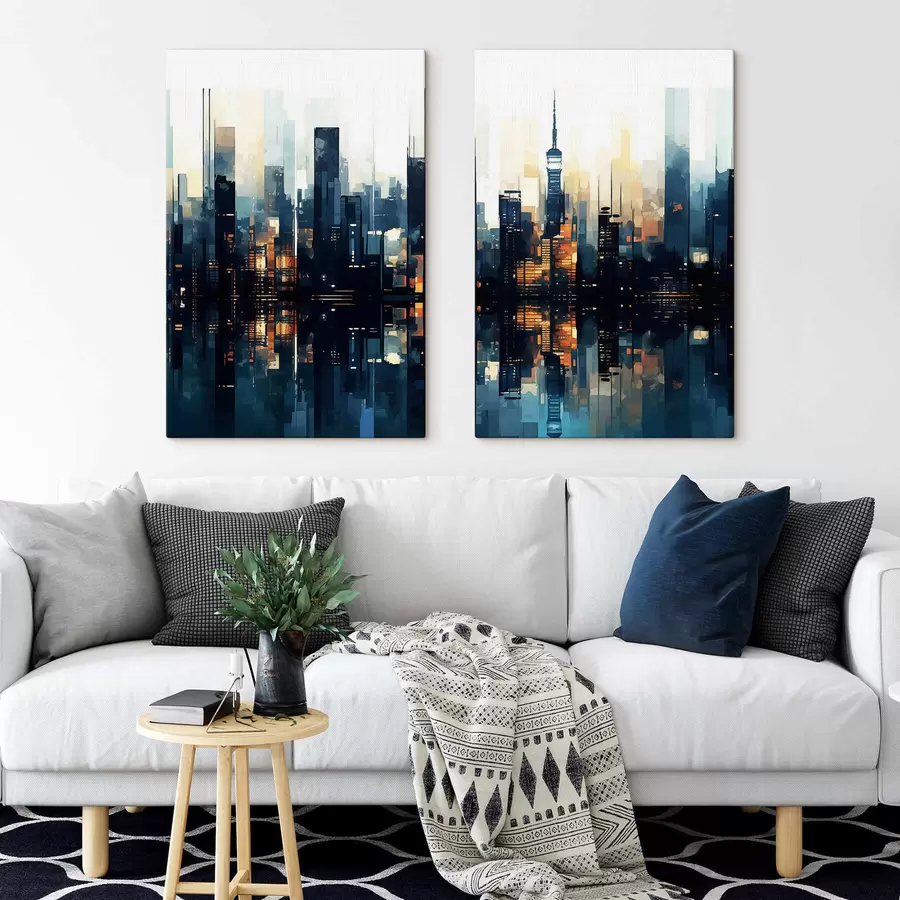 Fototapete Nacht-Skyline m01259