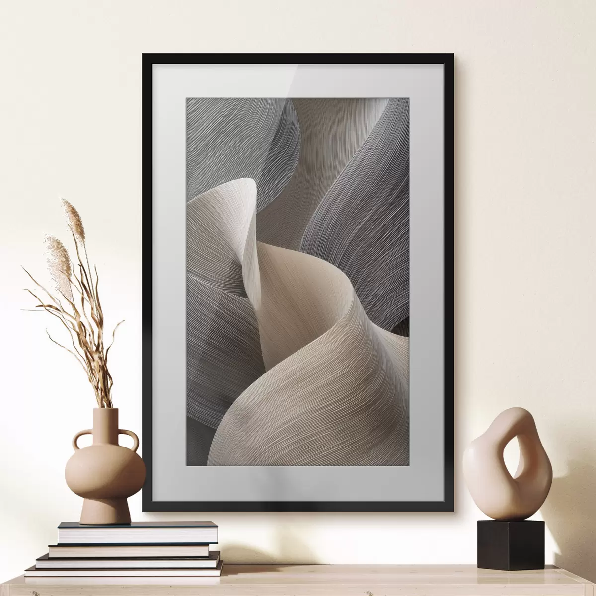 Poster Brandung im Relief f47695