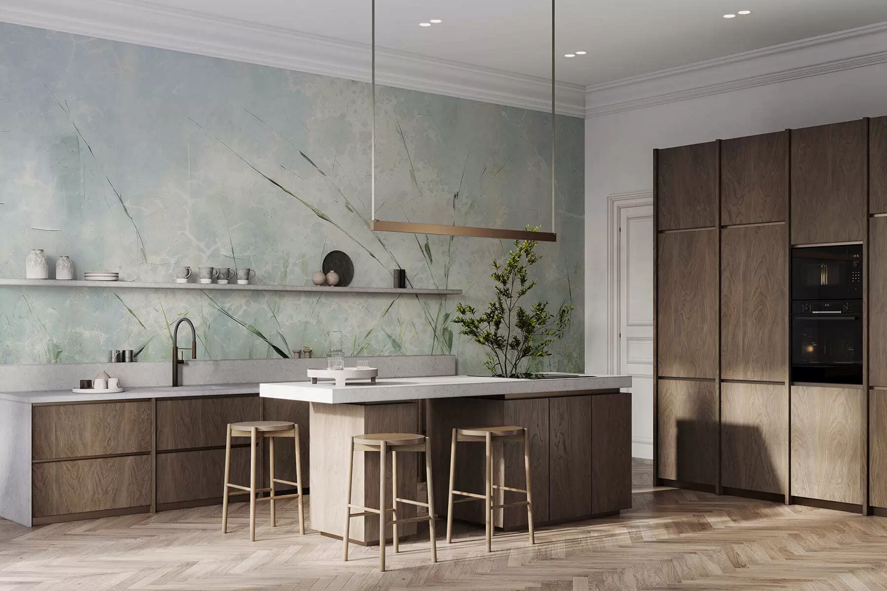 Fototapete Leichtigkeit des Grases w05176