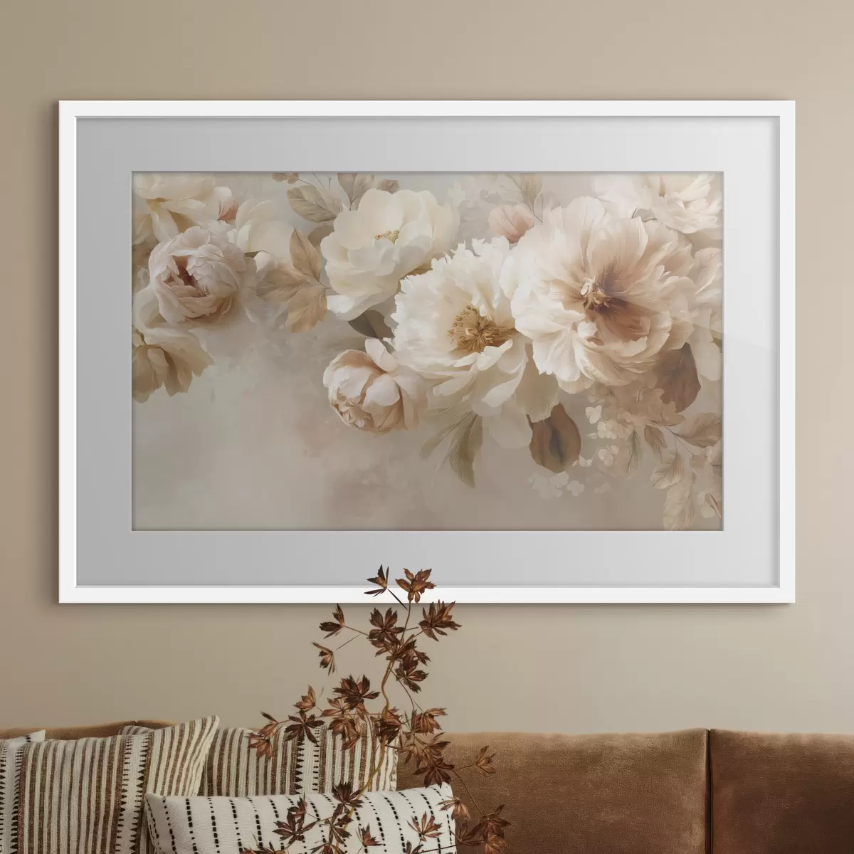 Poster Große Pfingstrosenblüten f47702