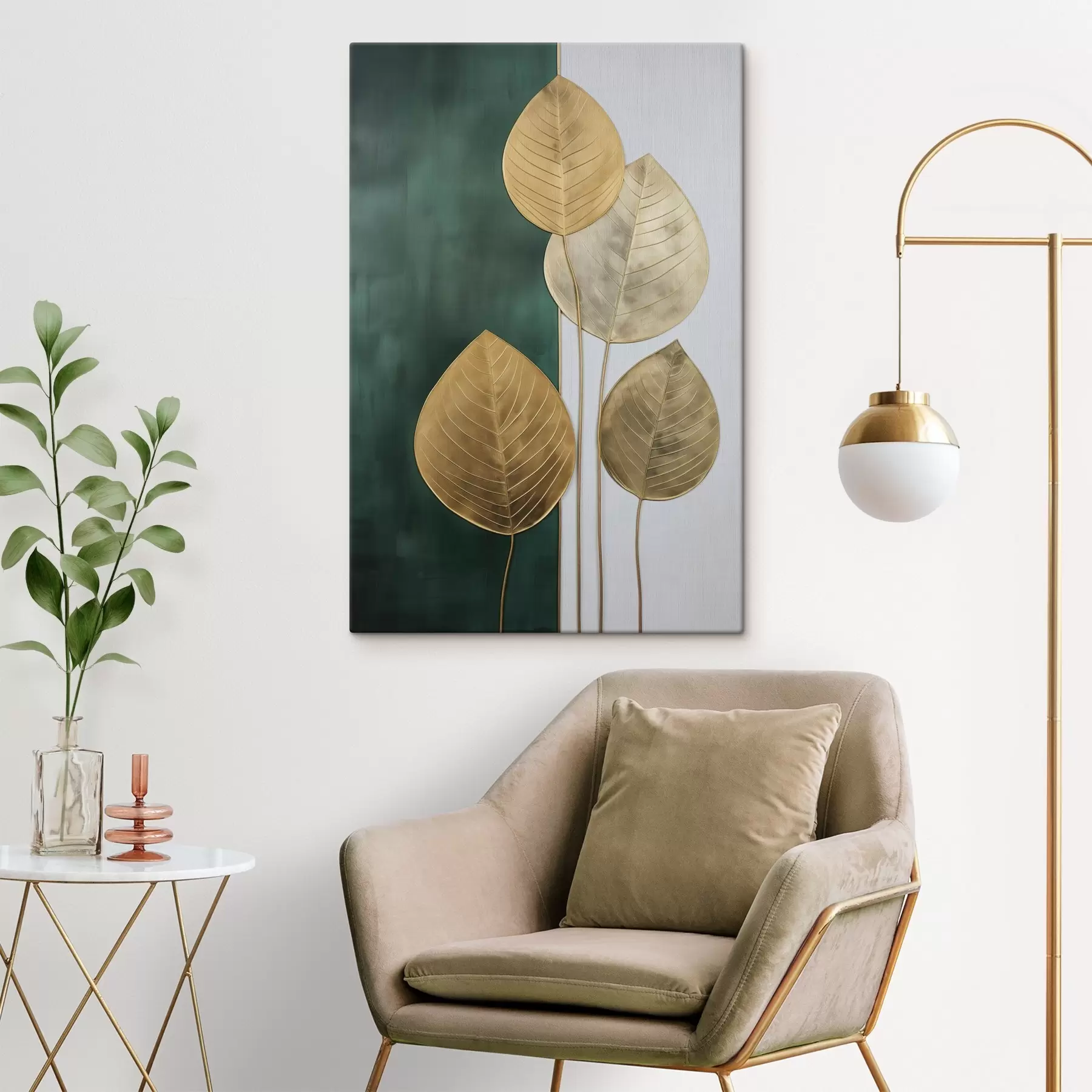 Fototapete Abstrakte Blätter s47718