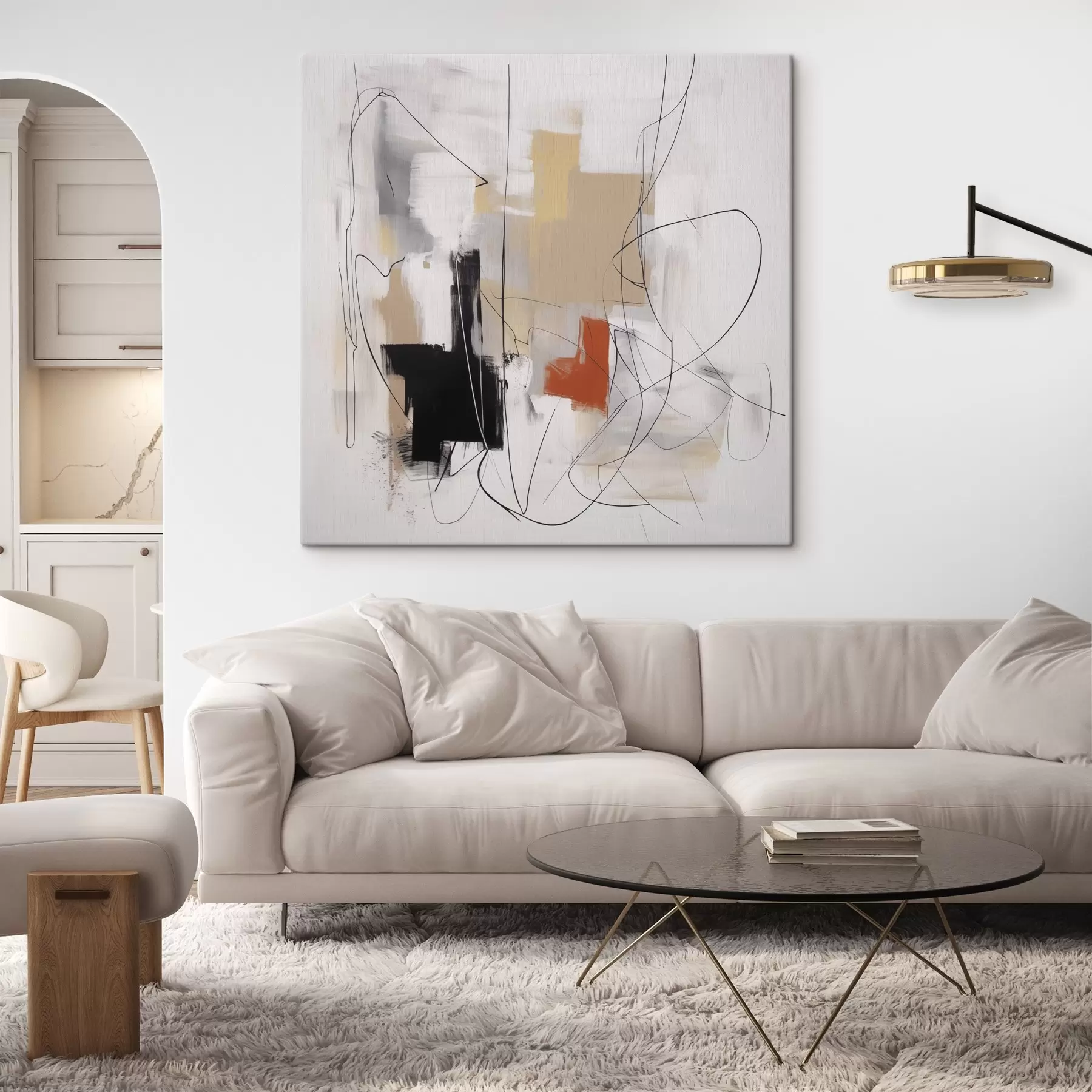 Fototapete Chaotische Abstraktion s47723