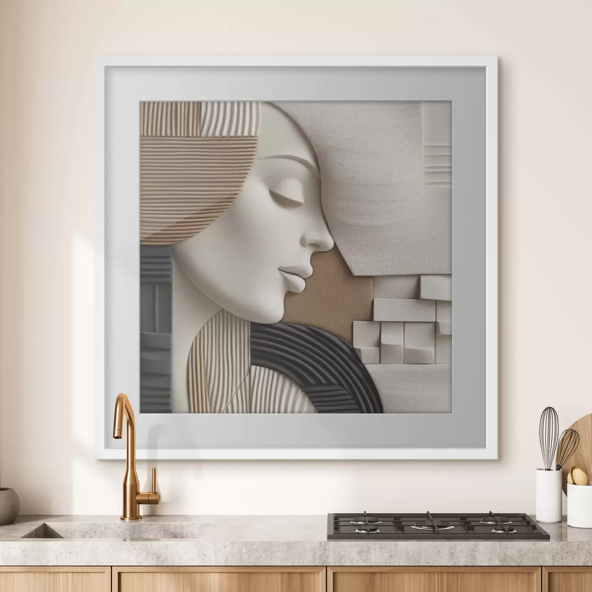 Poster Gesicht und Liebkosung f47710