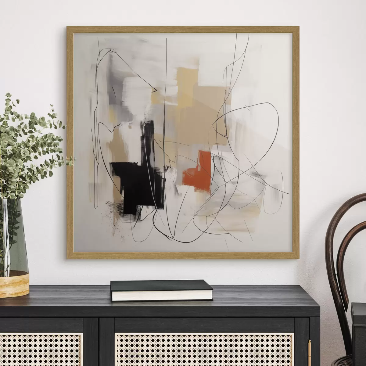 Poster Chaotische Abstraktion f47723