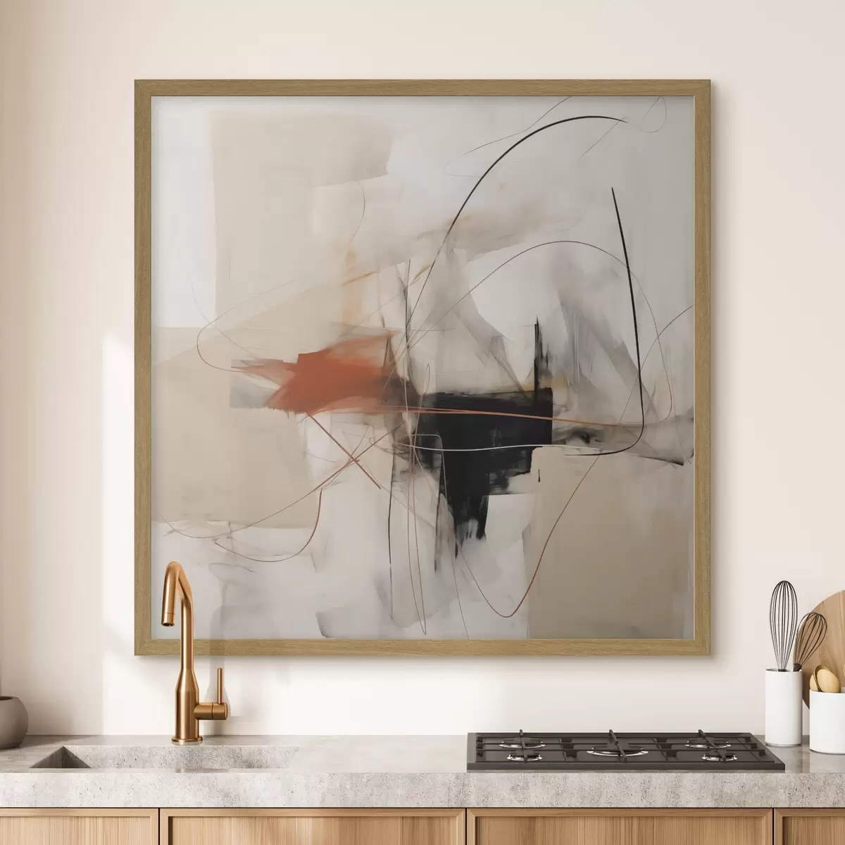 Poster Chaotische Abstraktion f47724