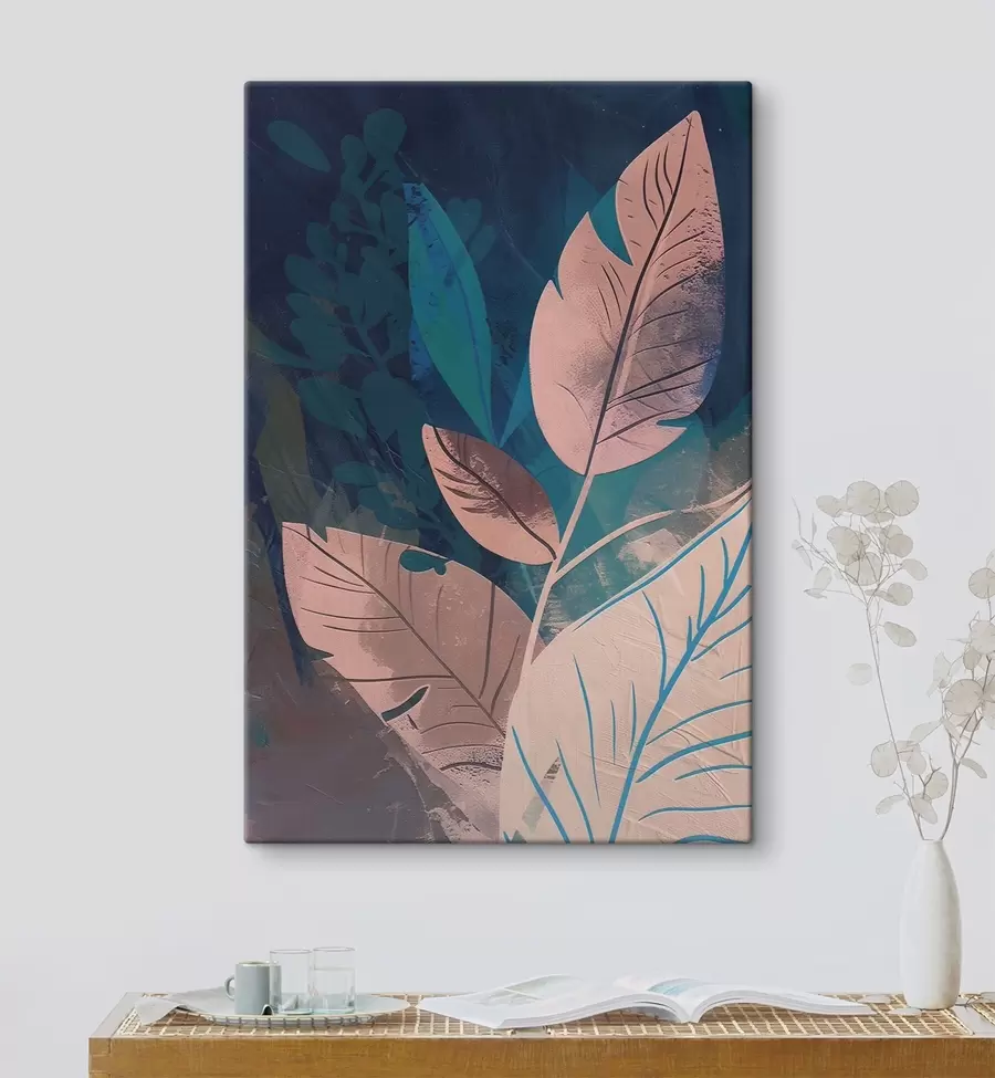 Fototapete Zweige und Blätter, Abstraktion s47749