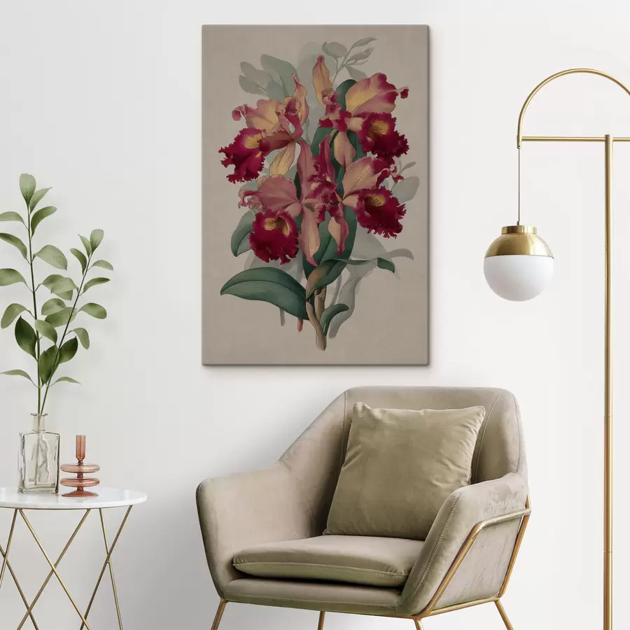 Fototapete Vintage-Blumen s47731