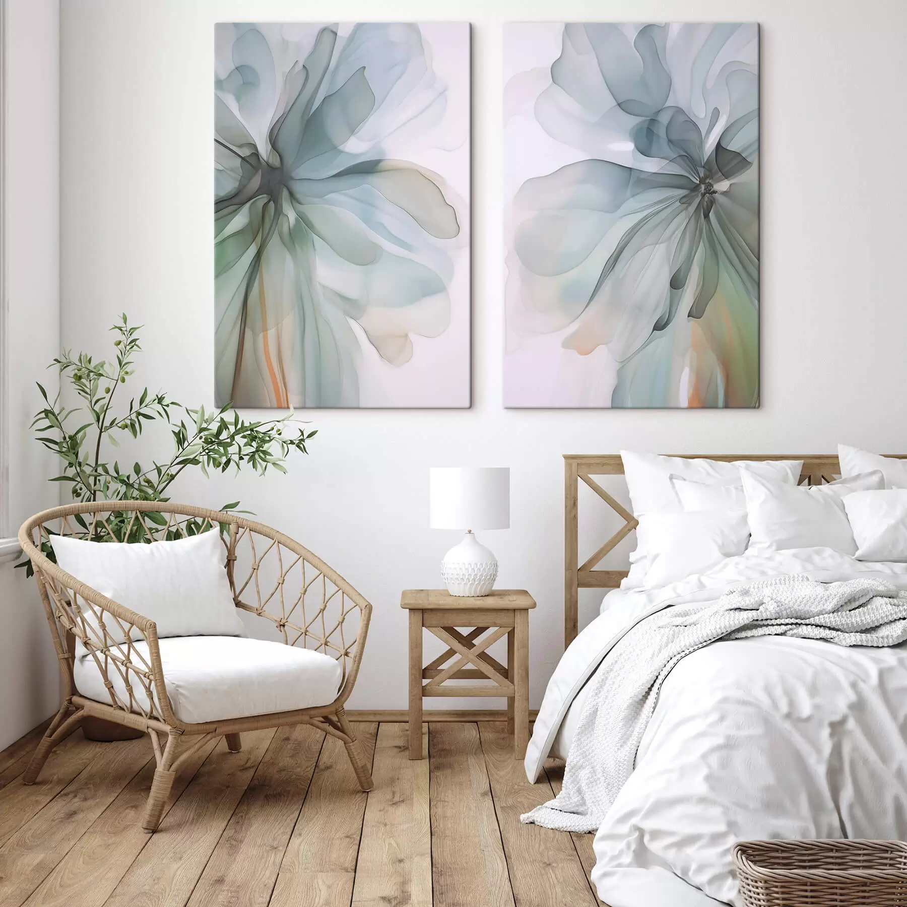 Fototapete Abstrakte zarte Blume m01273