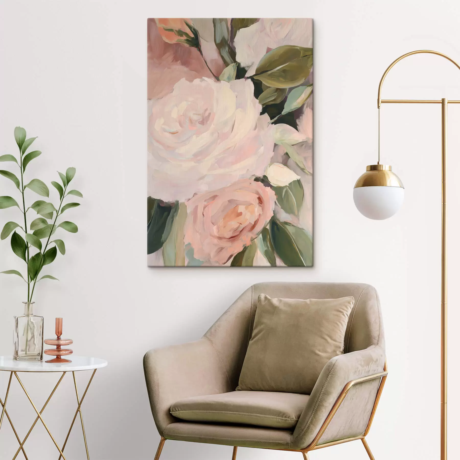 Fototapete Abstrakter Blumenstrauß s47330