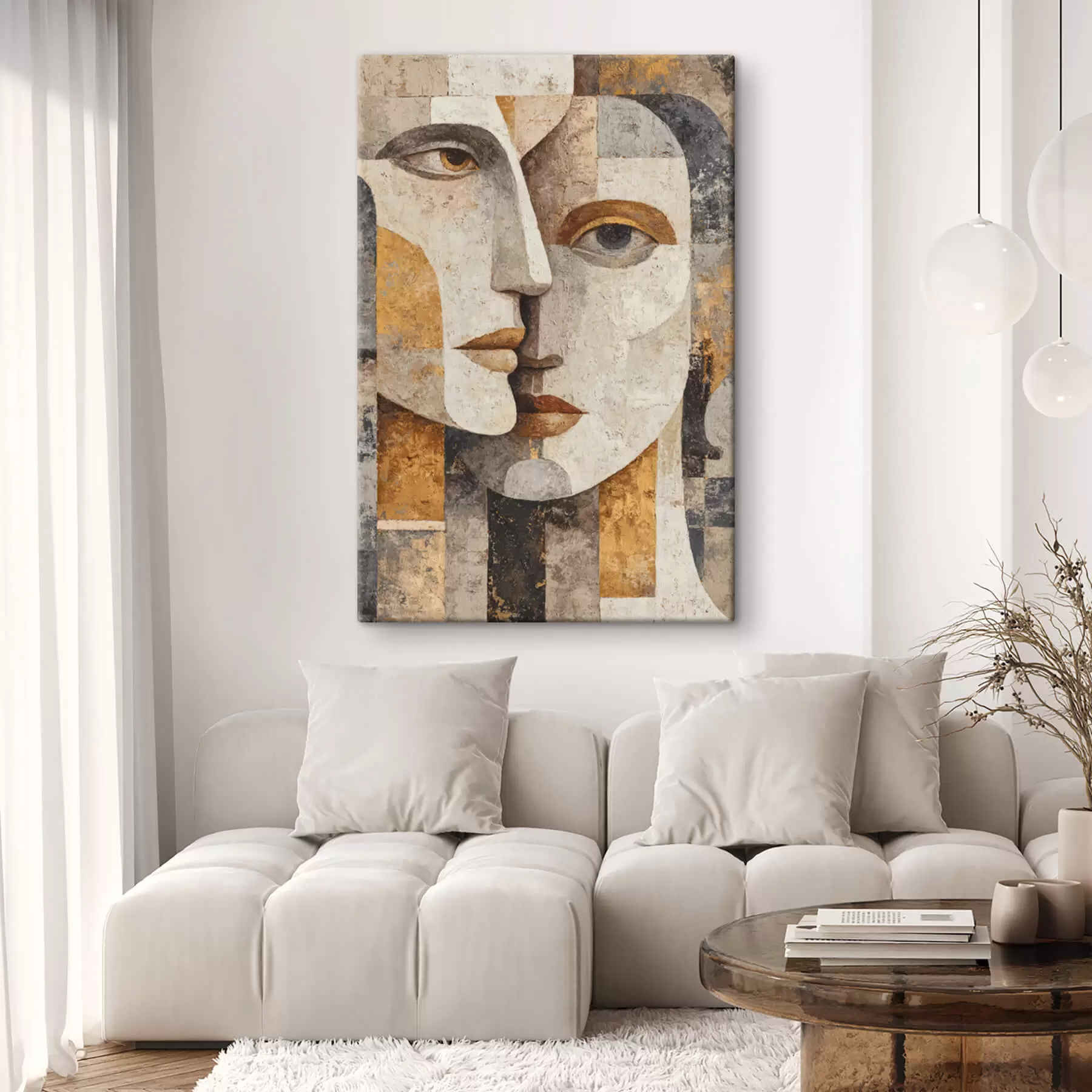 Fototapete Abstrakte Porträts s47663