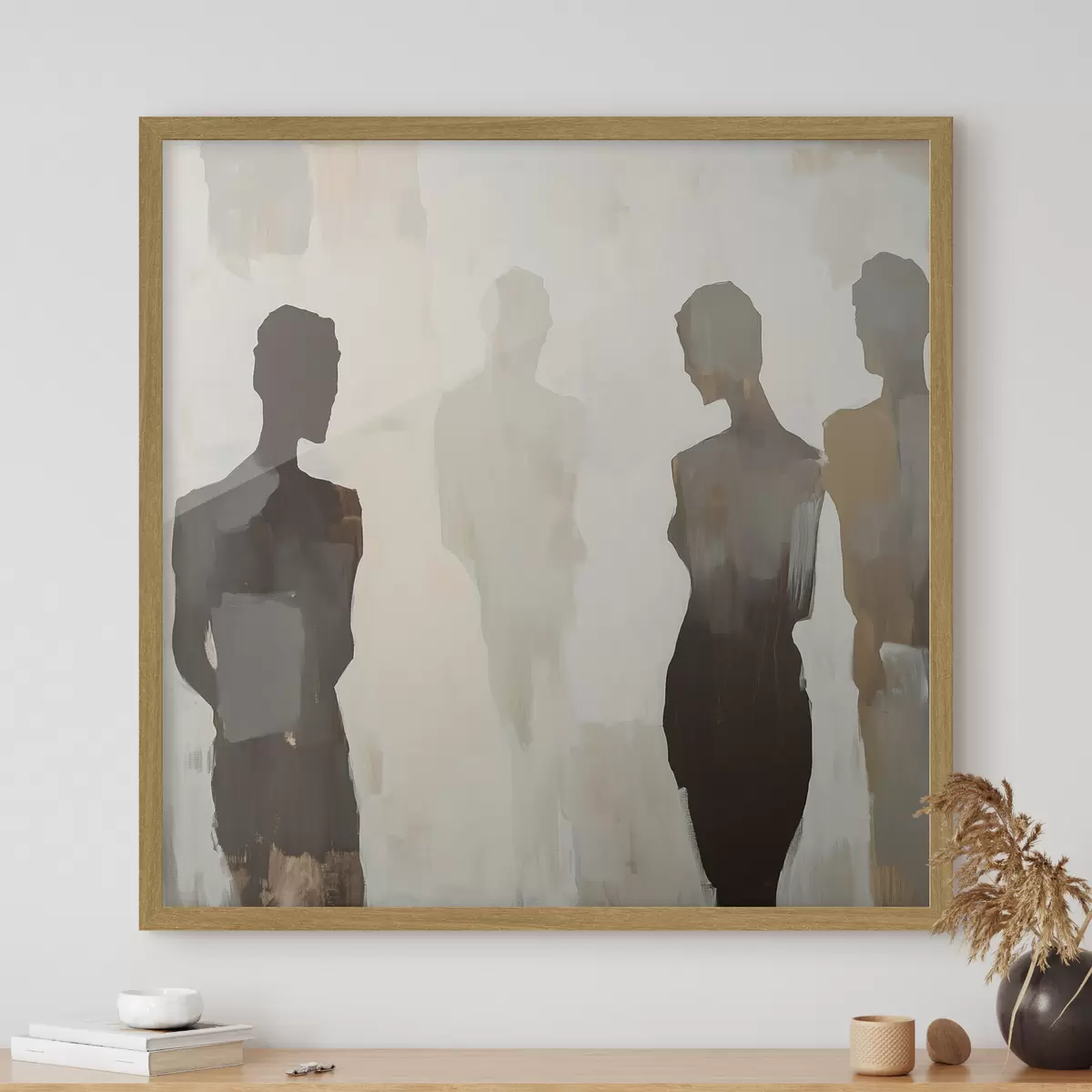 Poster Silhouette und Schönheit f47778