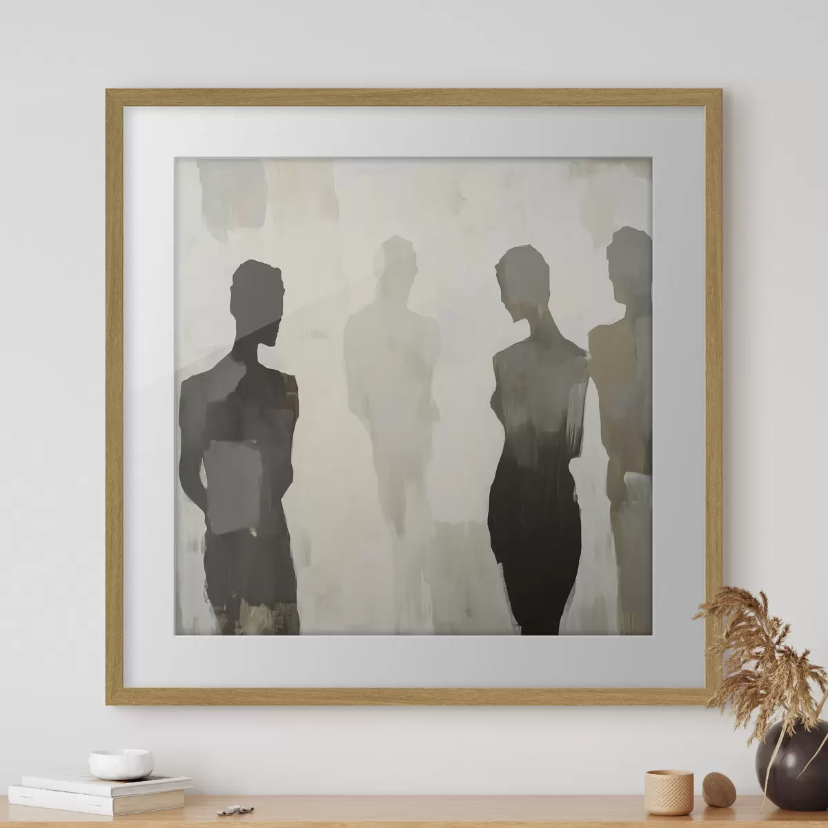 Poster Silhouette und Schönheit f47778