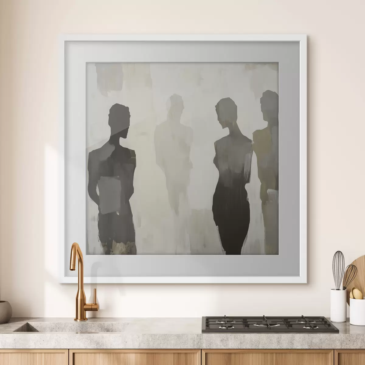Poster Silhouette und Schönheit f47778