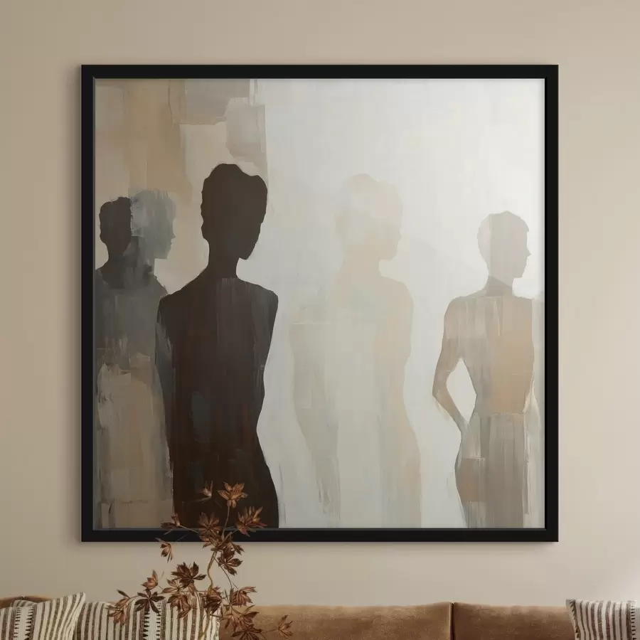 Fototapete Abstrakte Silhouetten f47779