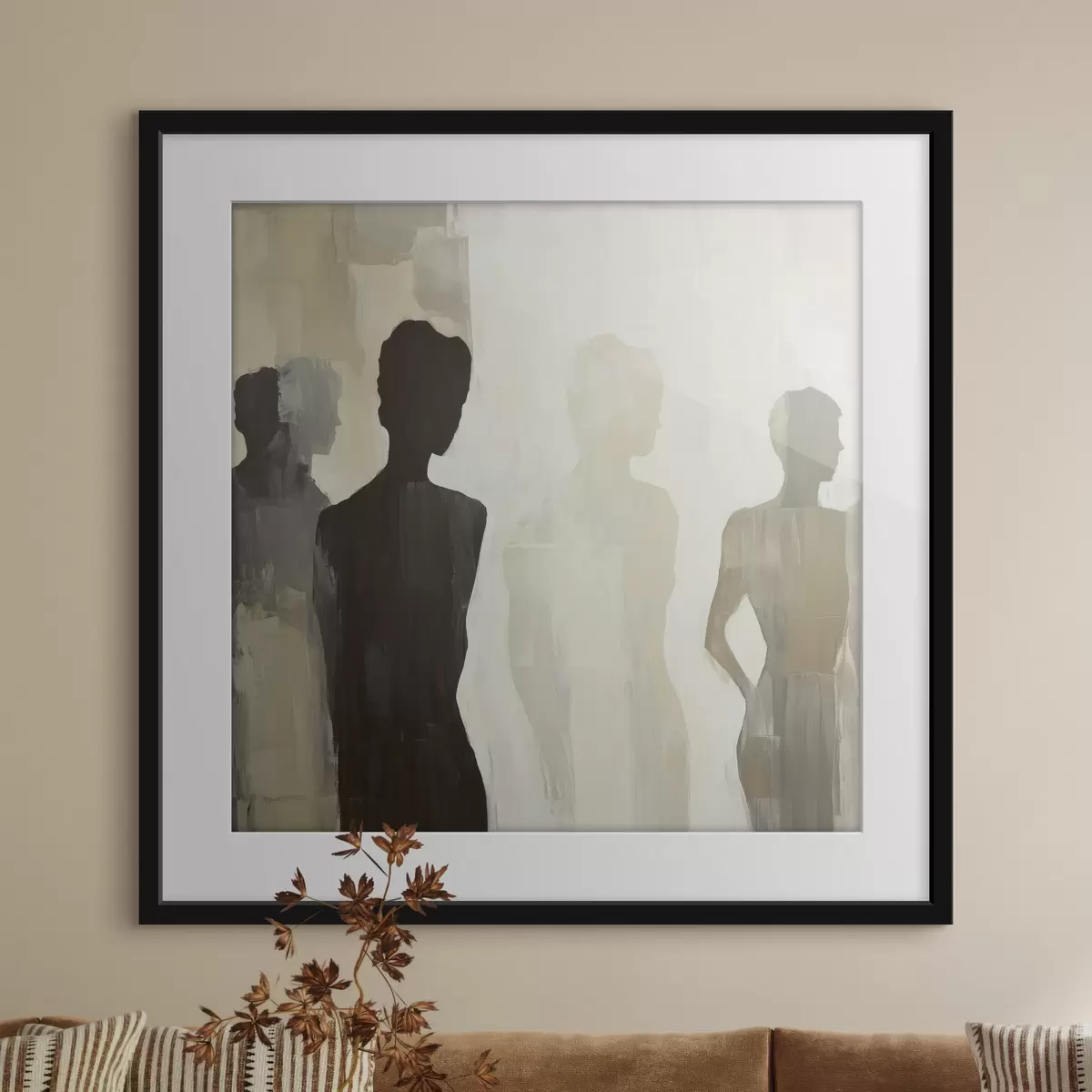 Poster Silhouette und Ewigkeit f47779