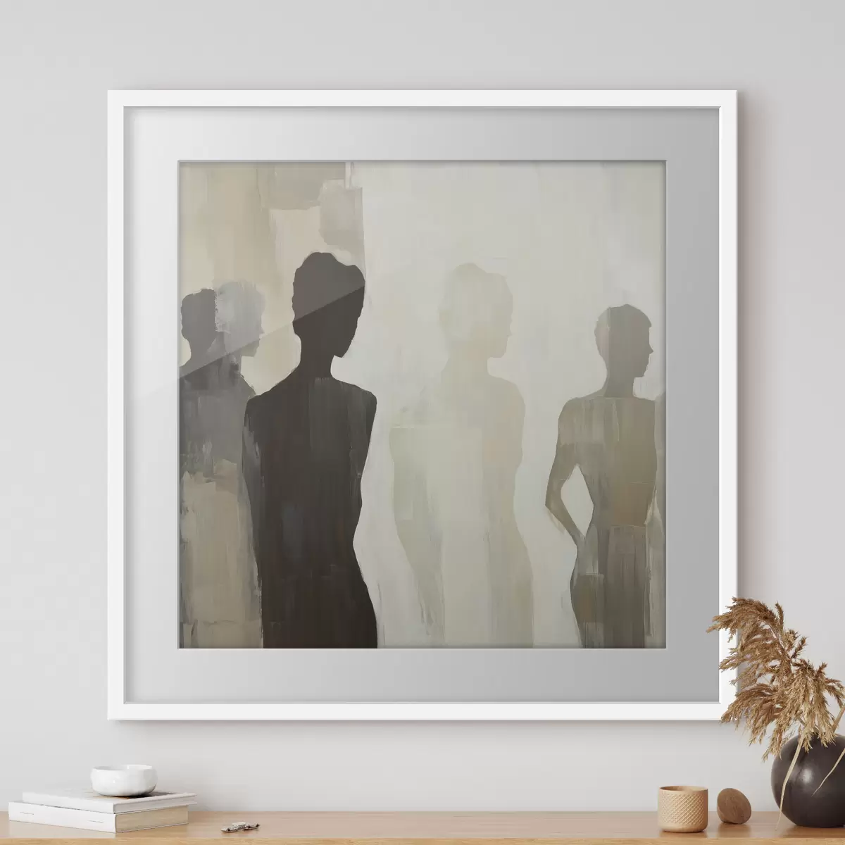 Poster Silhouette und Ewigkeit f47779