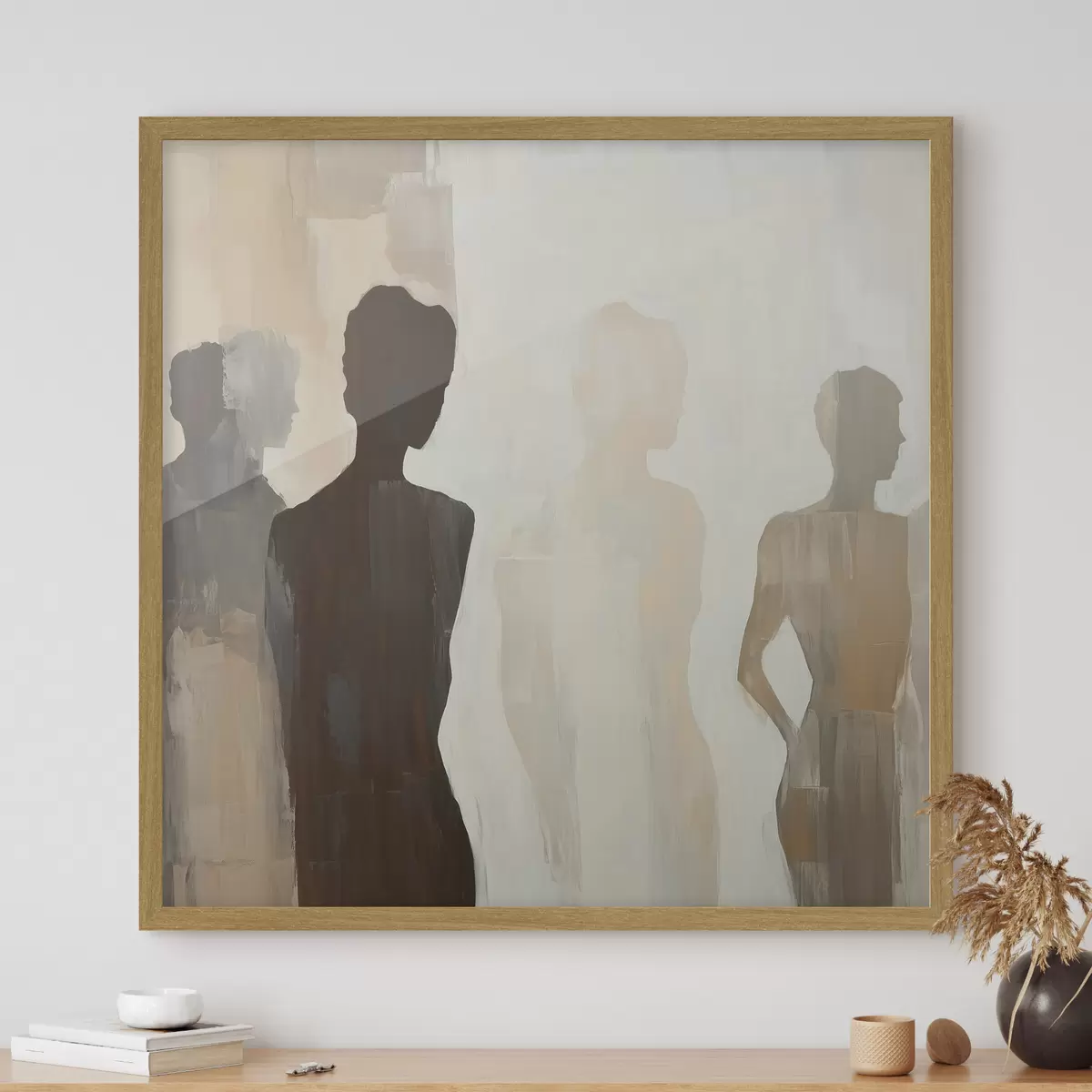 Poster Silhouette und Ewigkeit f47779