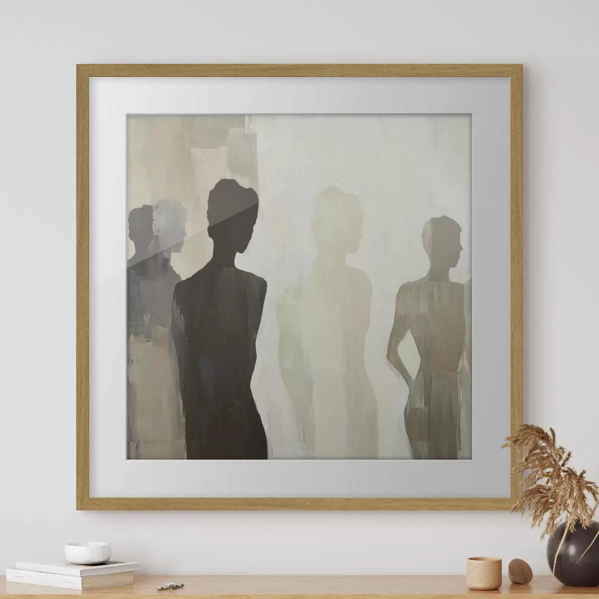 Poster Silhouette und Ewigkeit f47779