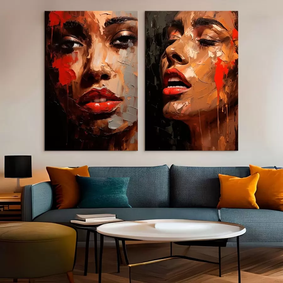 Fototapete Fragmentierter Blick m01307