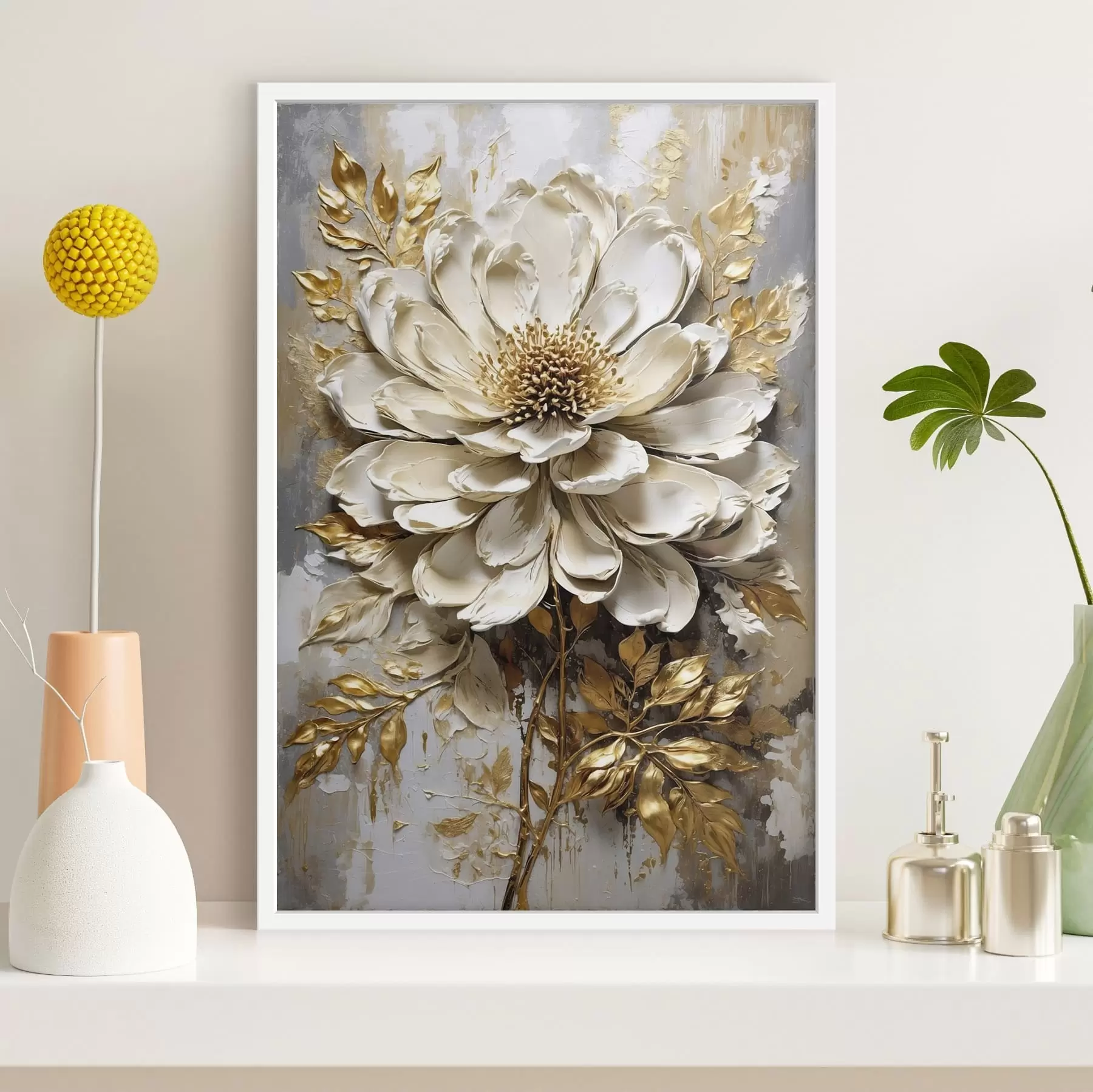 Fototapete Strukturierte leichte Blume f47271