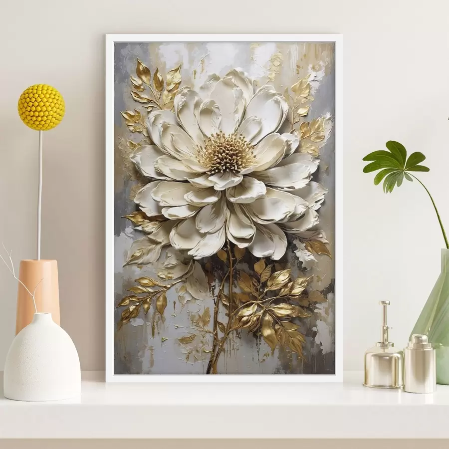 Fototapete Strukturierte leichte Blume f47271