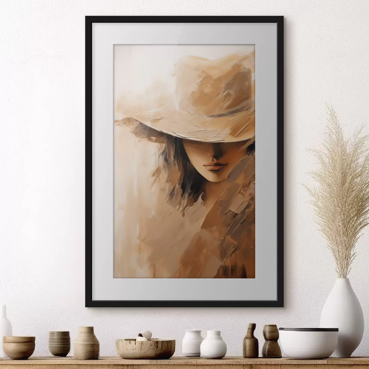 Poster Im Schatten des Hutes f47315
